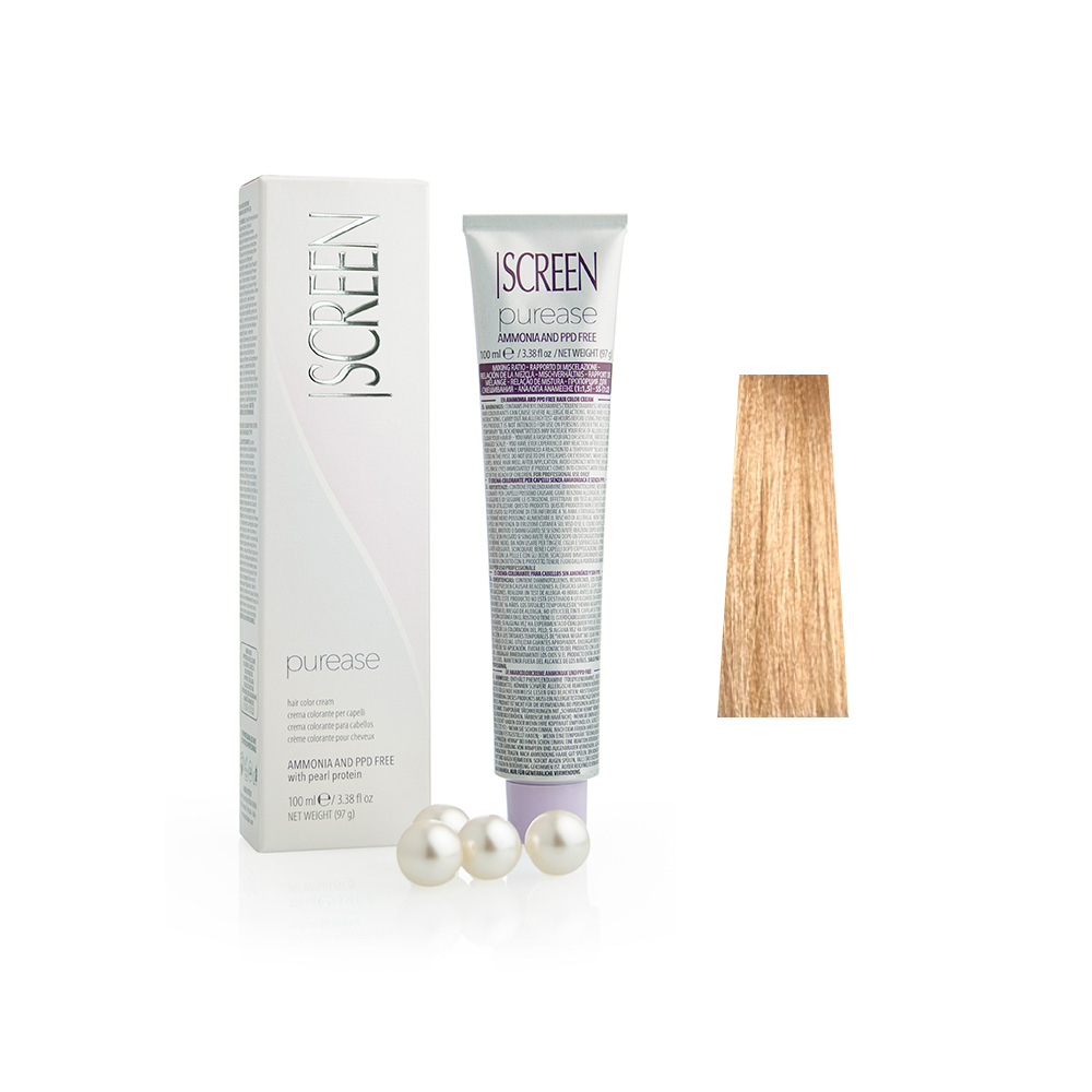 Крем-фарба без аміаку з протеїнами перлів SCREEN Purease SSV (12.2) Violet Super Lightener, 100 ml - 1